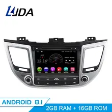 LJDA Android 8.1 lettore dvd Dell’automobile per Hyundai Tucson/IX35 2016 2017 2Din gps Autoradio multimediale di navigazione stereo WIFI autoaudio
