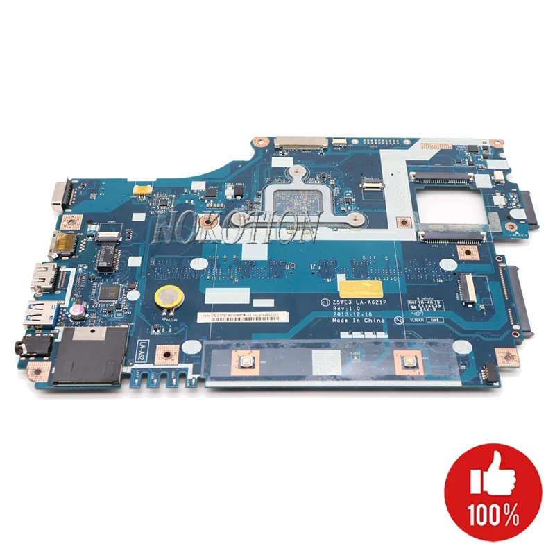 NOKOTION لشركة أيسر أسباير E1-510 E1-510-2500 اللوحة المحمول NBY4711002 ملحوظة. Y4711.002 Z5WE3 LA-A621P DDR3 SR1SG N2820 وحدة المعالجة المركزية