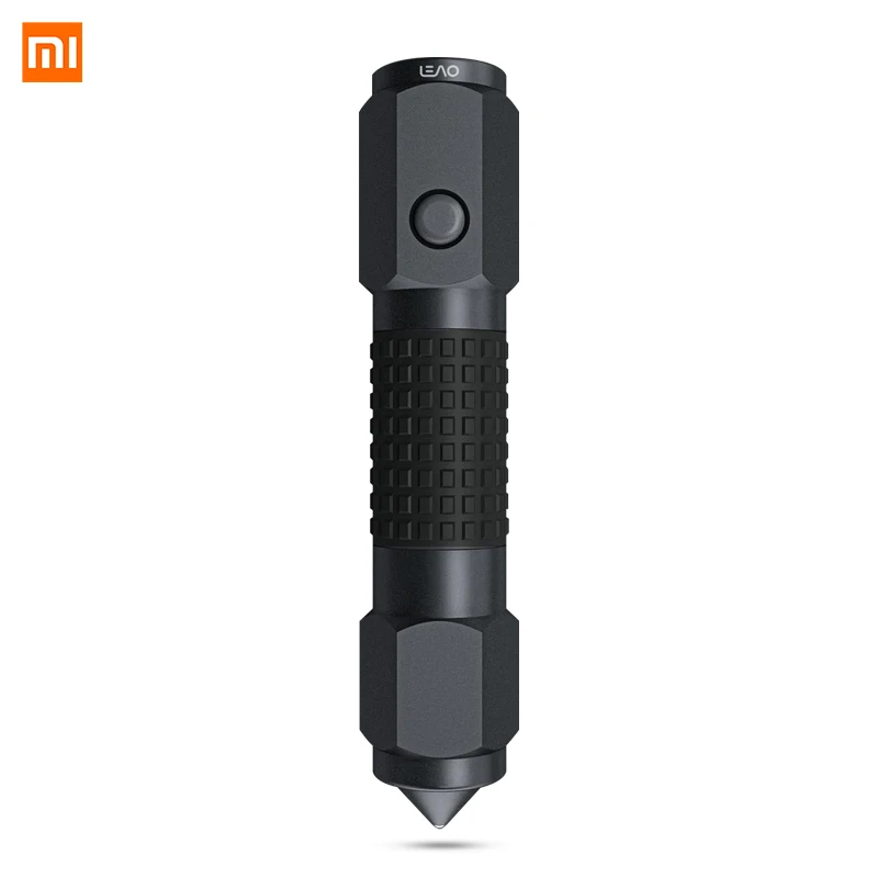 Xiaomi LEAO CREE XP-E2 мощный светодиодный светильник-вспышка, автомобильный защитный молоток, водонепроницаемый светильник-вспышка для дайвинга 39