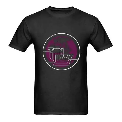 Thin Lizzy футболка новый Для мужчин Размеры S к 3XL Лето Рубашка с короткими рукавами