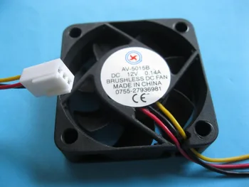

10 Pcs Brushless DC Cooling Fan 12V 5015B 7 Blades 50x50x15mm 3pin Ball-bearing