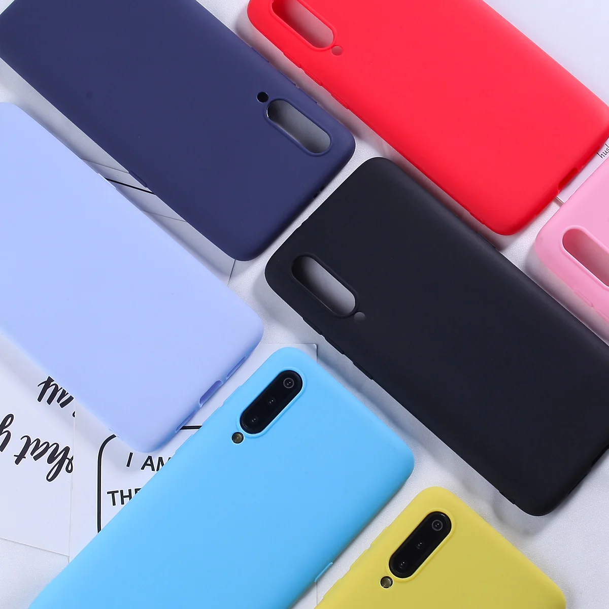 

Candy Color Case For Xiaomi Mi 8 Mi 9 Mi A2 Lite Luxury Silicone Cute Coque Soft Simple TPU Phone Back Cover For Xiaomi Mi 8 9
