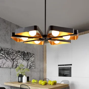 

Wrought iron Pendant light vintage clothing industry Restaurant Bar loft triangle creative personality pendant lamp