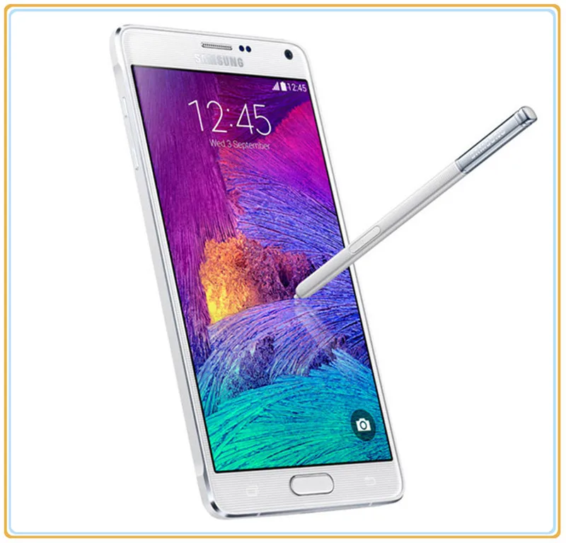 Samsung Galaxy Note 4 N910A разблокированный 3G и 4G GSM Android мобильный телефон четырехъядерный 5," 16 МП 32 Гб wifi gps