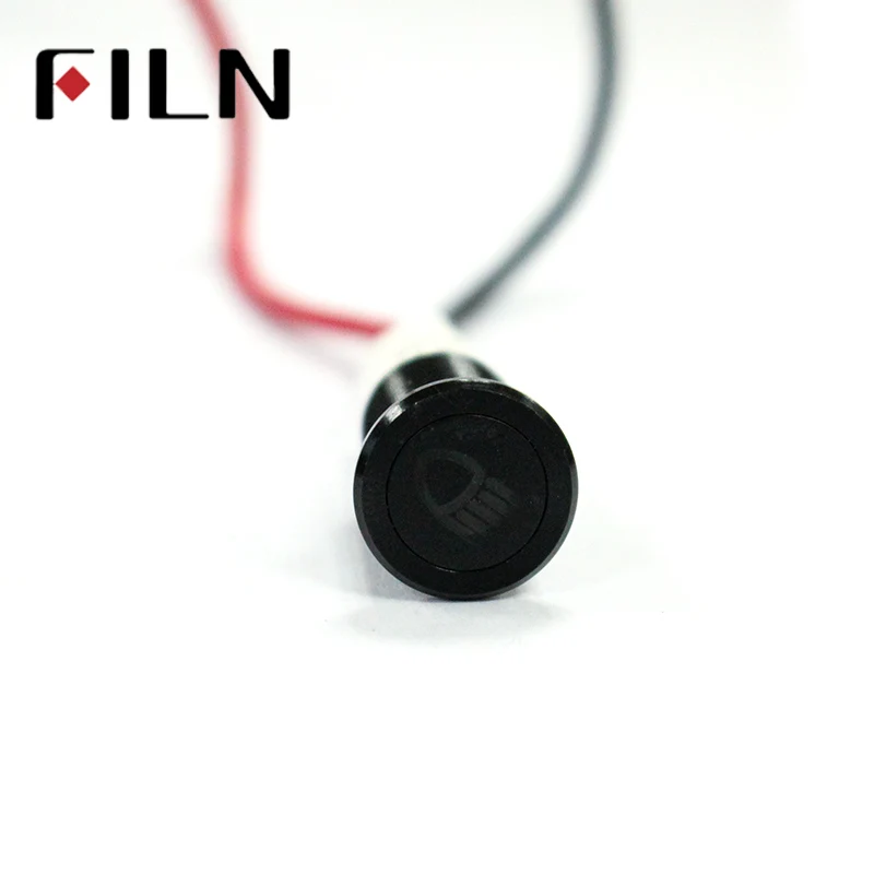 20cm cable metal 12v indicator light