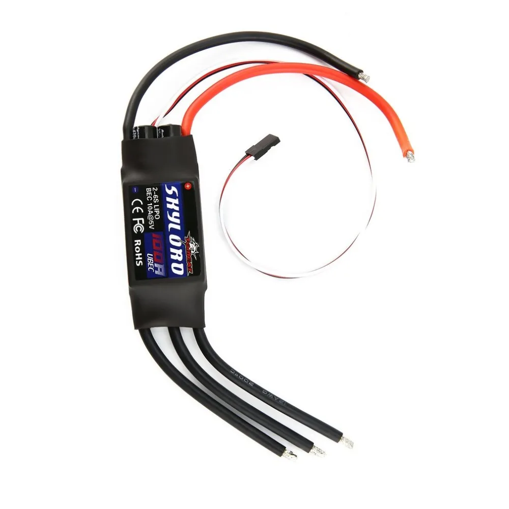 

Skyload 100A 2-6S Lipo Brushless ESC Electronic Speed Controller ESC with 5V UBEC for RC Drone Airplane Fixed Wing Helicopter