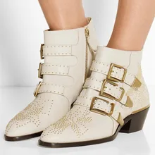 Лидер продаж; Модные женские ботинки; цвет черный, красный, белый; новые женские ботильоны из натуральной кожи; красивые ботинки; сезон осень-зима; непромокаемые ботинки; Botas