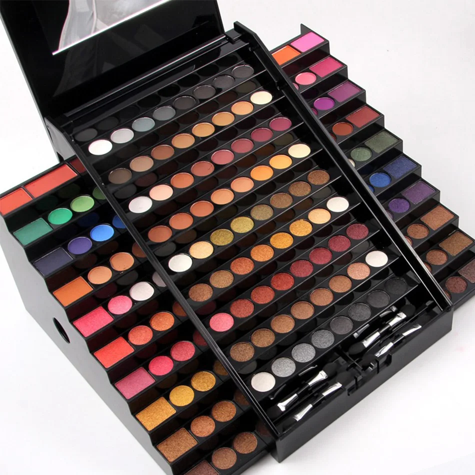 Professional 130 Colors Trapezoid Eyeshadow Palette -5280