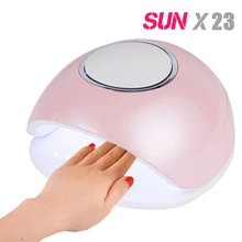 SUN X23 УФ светодиодный светильник для Сушилка для ногтей 48 Вт лампа для маникюра Гель-лак отверждения 10 S/30 s/60 s/90 s/120 s таймер ЖК-подсветка витрины