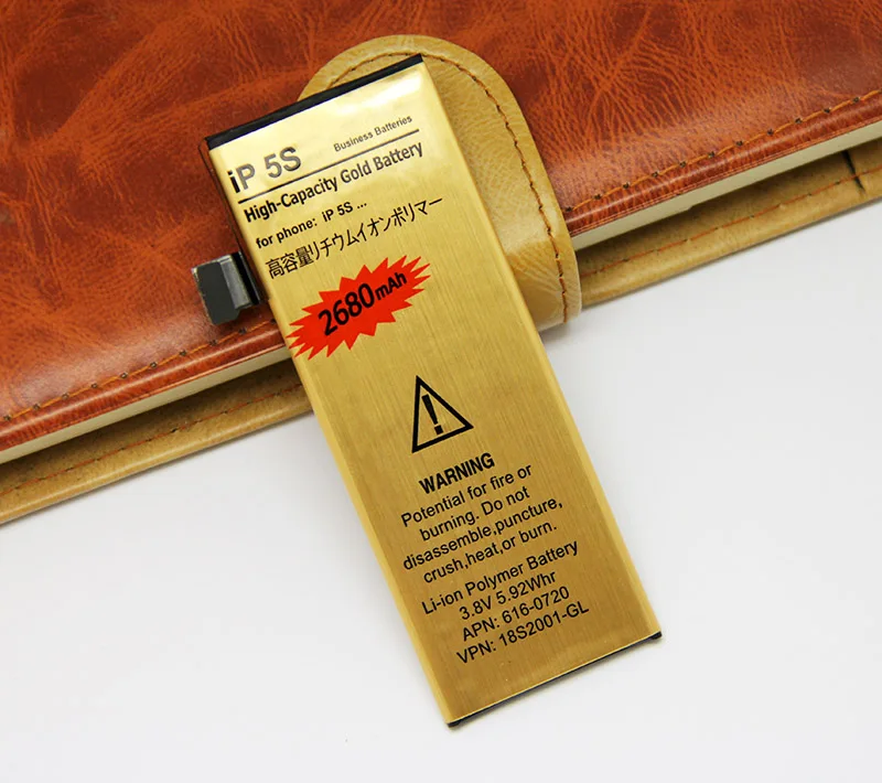 

Brand New High Capacity Golden battery ip5s Battery for Apple iPhone 5S iphone5S 5C Battery 5S/5C