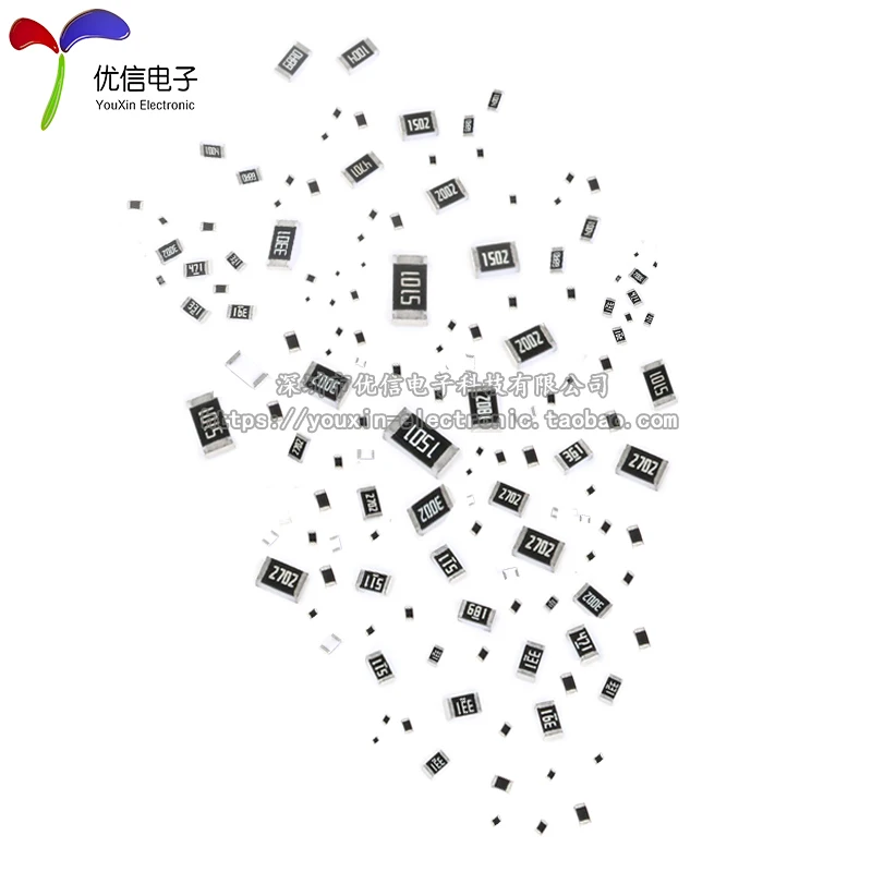 0603 SMD резистор 22KΩ (2202) ± 1% 22K RC0603FR 0722KL (100 шт./лот)|Резисторы| |