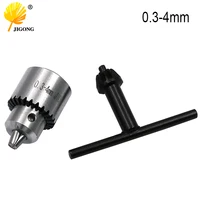 Мини сверлильный патрон ключ 0,3-4 мм Установленный токарный патрон Pcb Мини сверлильный пресс применим к соединению вала двигателя - изображение