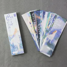 30 шт./кор. мультфильм девушка Закладка для книги бумажные закладки kawaii детские канцтовары Jack школьной papelaria подарки для детей