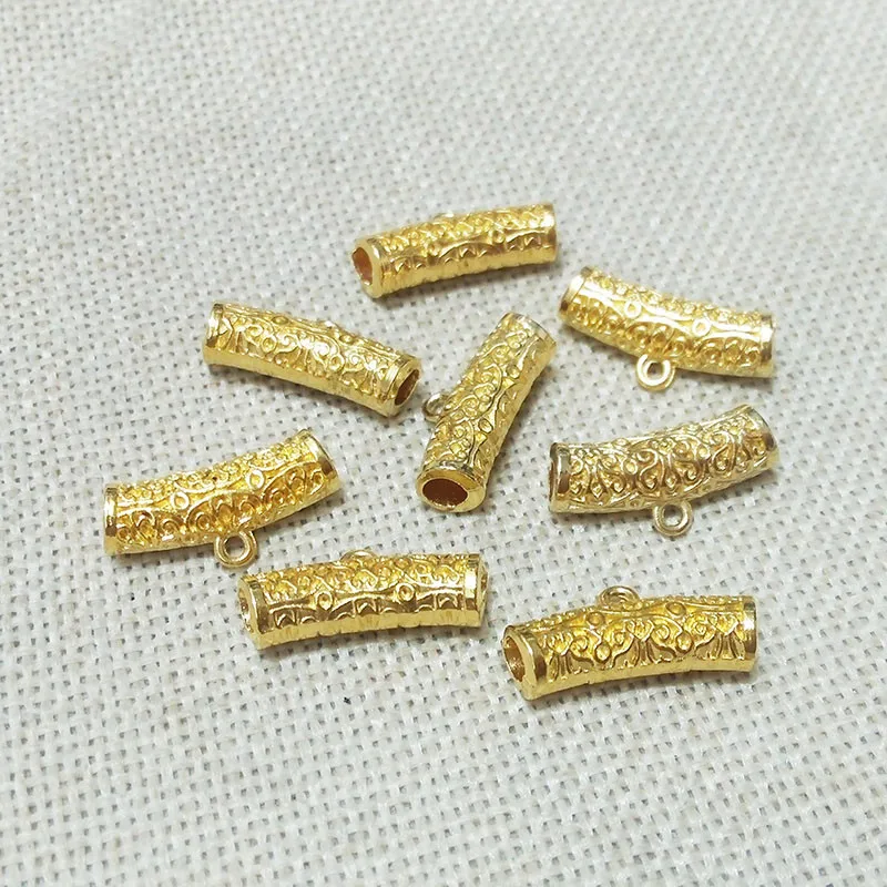 necklace-pendant-bails-connectors-clasp-findings-tibet-tube-beads-hollow-filigree-spacer-W-Loop-jewelry-making (1)
