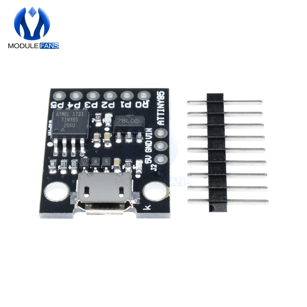 Макетная плата ATtiny ATtiny85 Micro USB модуль для Arduino IIC I2C TWI SPI микроконтроллер малой