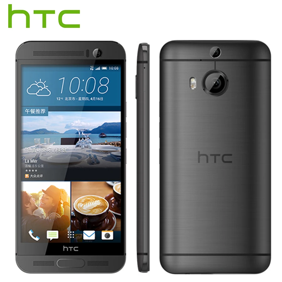 AT&T versión HTC One M9 más M9pw 4G LTE teléfono móvil Octa núcleo 2,2 GHz 3 GB RAM 32 GB ROM 5,2 pulgadas 2560x1440 Cámara Dual teléfono móvil