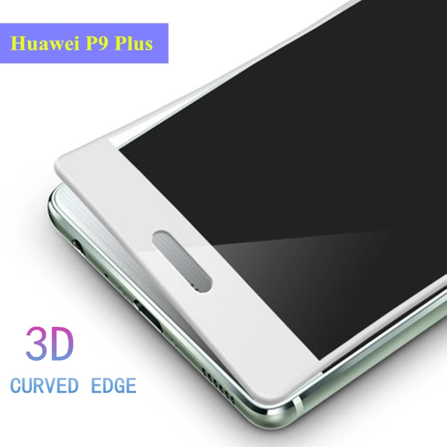 Full CoverTempered Glass For Huawei P9 P9 Plus 3D Soft border Screen Protector For Huawei P9 Plus Mobile phone protective film
