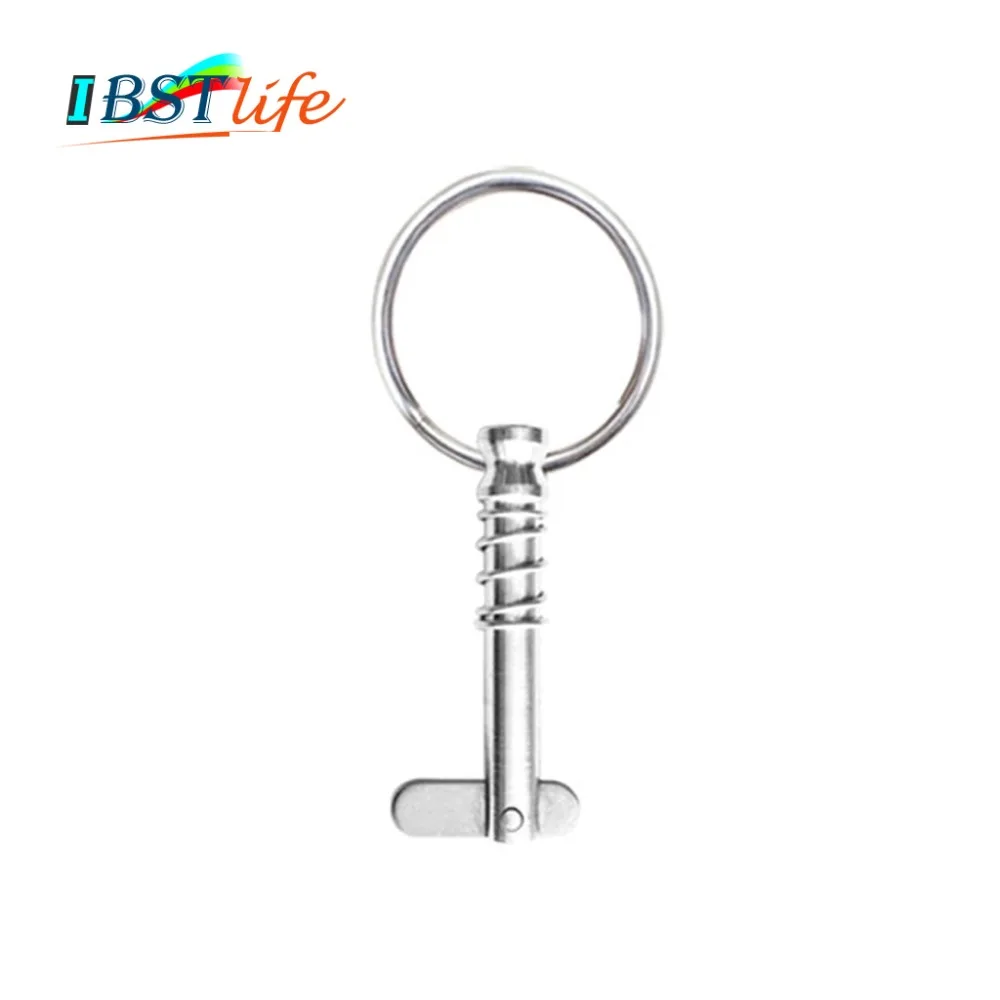 

Marine Grade 6.3*42mm 1/4 inch Quick Release Pin with Ring for Boat Bimini Top Deck Hinge Marine hardware Stainless