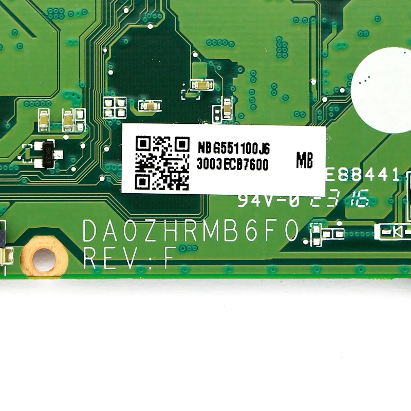  NB.G5511.00J NBG551100J DA0ZHRMB6F0 Motherboard w/ Celeron N3160 1.6GHz + 4GB RAM for Acer Chromebo