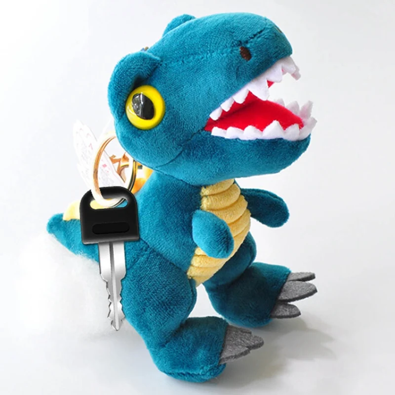 

10cm Cute Dinosaur Plush Toys Kawaii Bag Backpack Pendant Keychain Stuffed Animals Kids Toys For Children Birthday