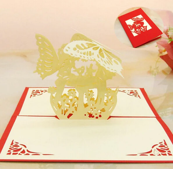 1pcs Party 3d Pop Up Cards Valentine Lover Happy Birthday Anniversary Greeting Cards Wedding Invitation Gifts 13x16cm Greeting Card Wedding Greeting Cardsbirthday Greetings Aliexpress