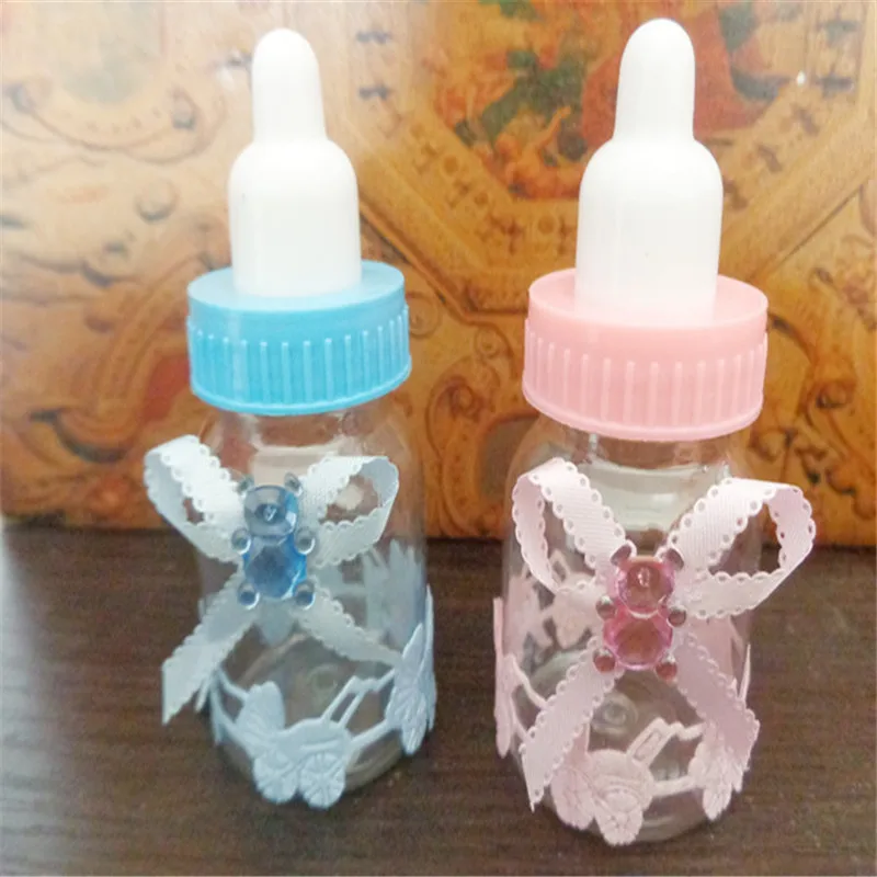 

Free shipping hot sale creative Baby Shower Baptism Christening Birthday or wedding party Gift Party Favors Candy Box bottle