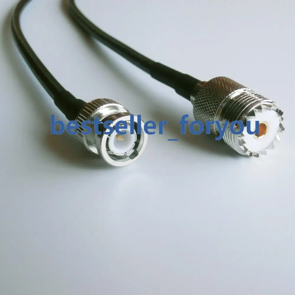 20 дюймов BNC штекер для UHF SO 239 женский RF гибкий соединительный кабель RG58 50