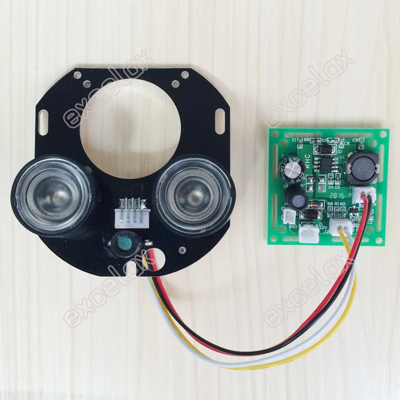 Водонепроницаемый чехол для камеры Bullet & 2x Array LED IR Board Размер 90 корпус из