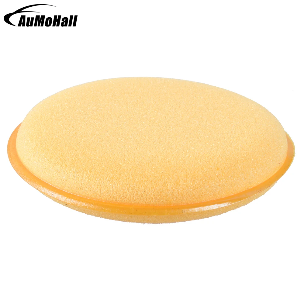 10PCS/Bag 4Inch Car Wax Sponges Auto Polish Orange Color Sponge Cars