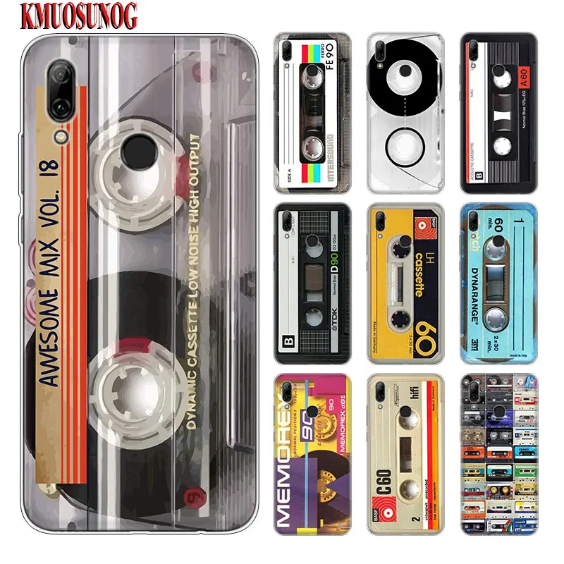 

Silicone Phone Case Classical Old Cassette for Huawei Y5 Y6 Y7 Y9 Mate 20 10 Lite Pro 2019 2018 2017 Nova 3 3i 4 Cover