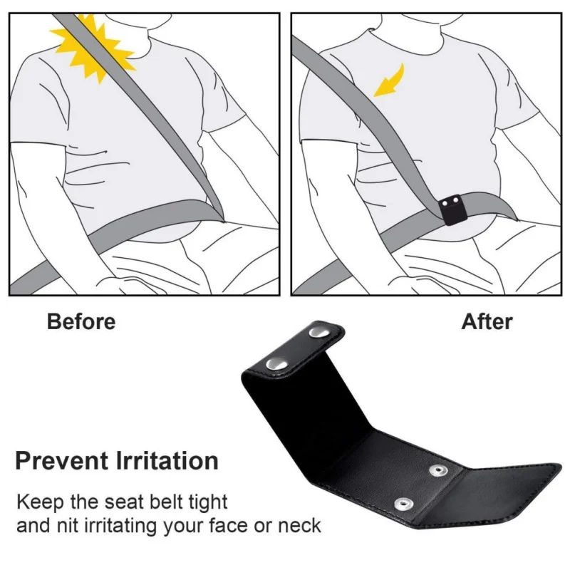 Ремень безопасности Настройщик комфорт Авто плечевой шейный ремень позиционер фиксирующий Зажим протектор универсальный автомобильный