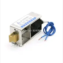 DC 24V 400mA 10mm Stroke 40N Force Open Frame Panel Mount Electromagnet Solenoid for Door Lock hot sale dc 12v 24v open frame type solenoid for electric door lock