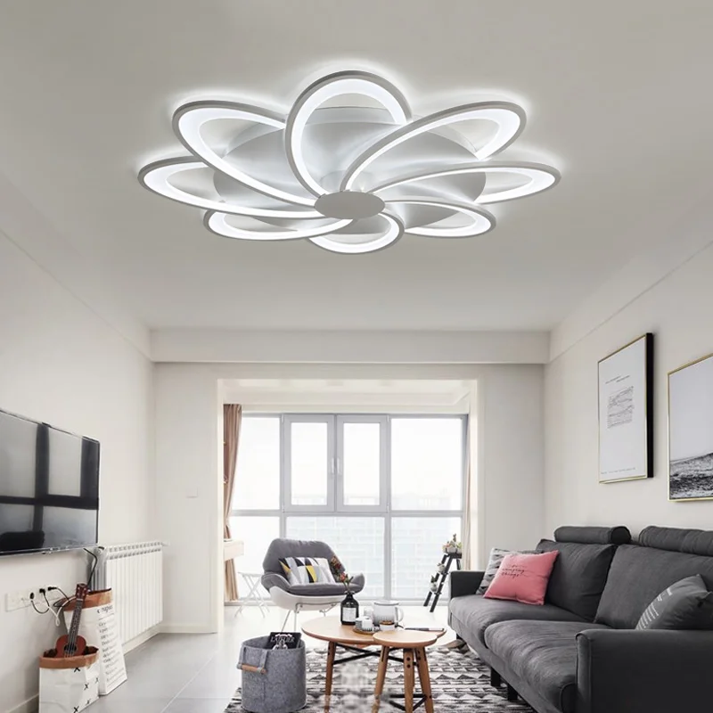 

Chandelierrec Online surface mounted modern led ceiling chandeliers living room bedroom decor lighting AC85~265V chandeliers