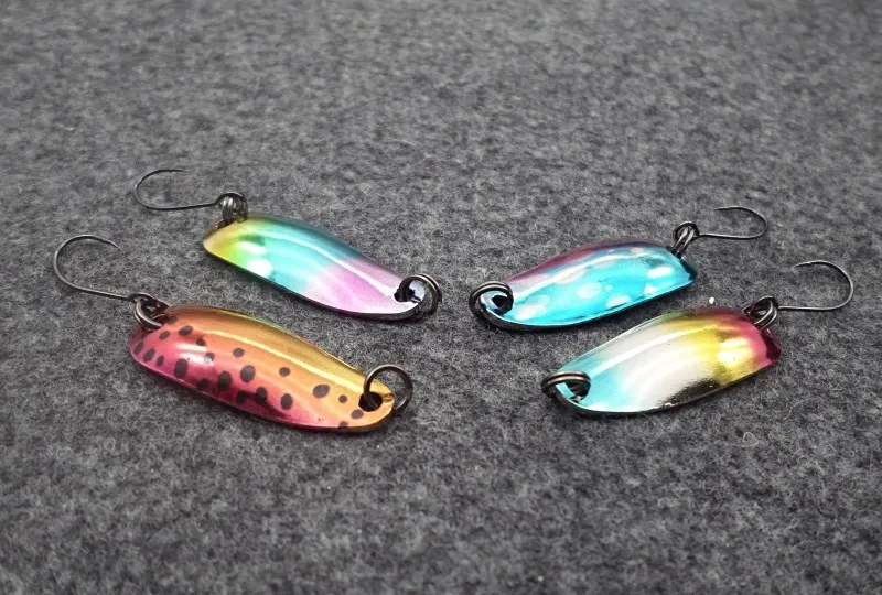 2.5g spoon fishing lure isca artificial metal bait swimbait trout lure fishing spinner blade lure