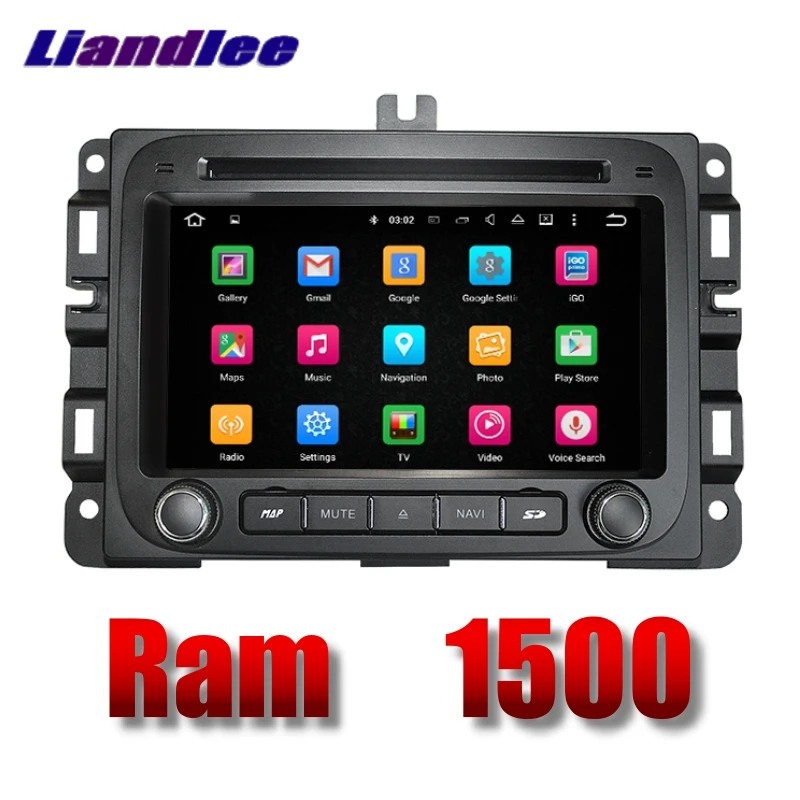 Sale Liandlee Car Multimedia Player NAVI For Dodge Ram 1500 Truck 2014~2018 Car Touch Screen Radio DVD Stereo GPS Navigation 1