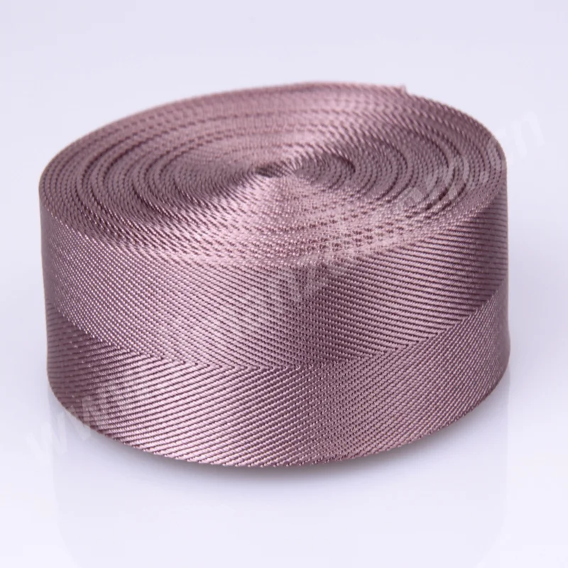 

New high quality light purple color 1.5 inch 38mm wide 1.35mm thickness for bag strap 50 yards/lot 100% nylon webbing bag strap