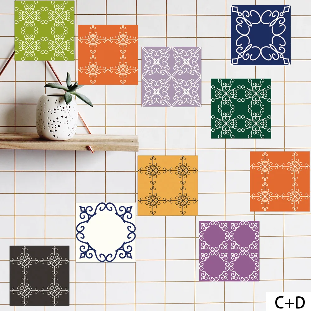 

Modern Decor Creative Mosaic Tile Stickers Decoration De Maison Wall Decals Home Decoration Self Adhesive Wall Decor