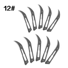 Free Shipping 10 Pcs One lot 12#surgical Knive Blade Replacement Multi-function Scrapbooking Crafts Carving Knife Tools