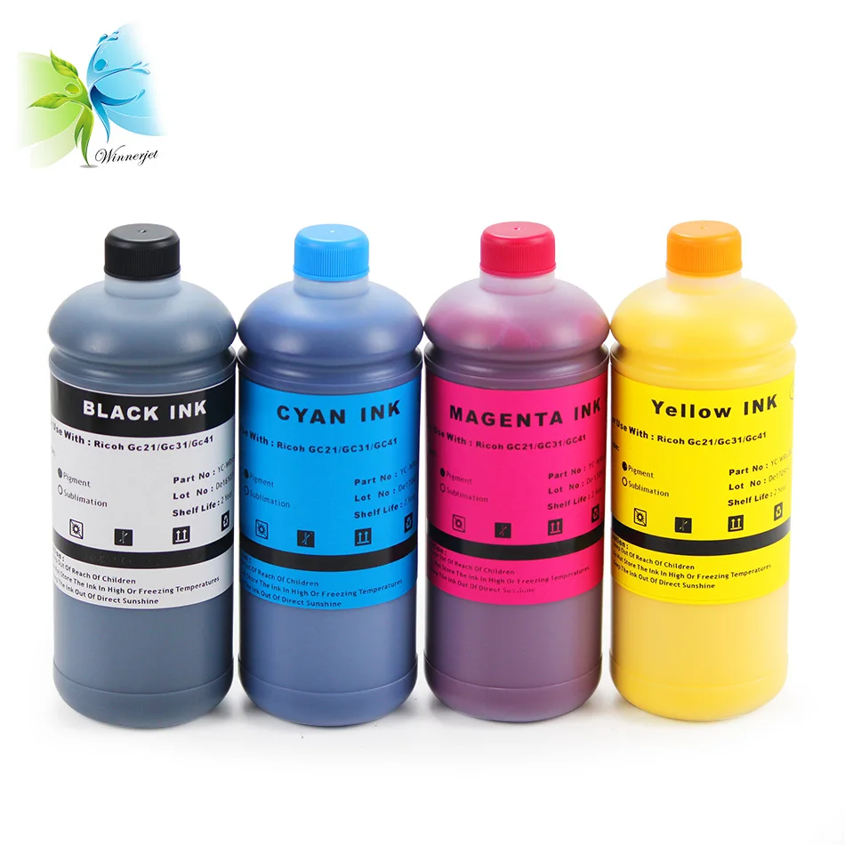 Winnerjet для Ricoh SG3100 SG2100 SG2010L SG3110dnw принтер GC41 пополнения чернил пигмент на водной основе чернил
