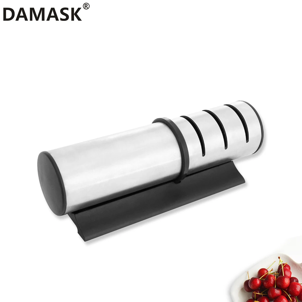 DAMASK不锈钢外壳三孔磨刀器