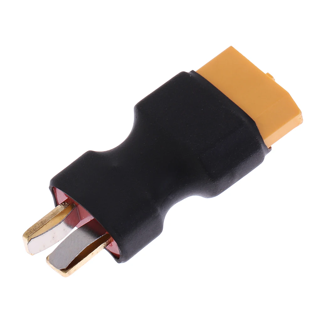 No Wires Connector - XT60 to T-Plug Adapter Deans Style for RC Cars & Boats