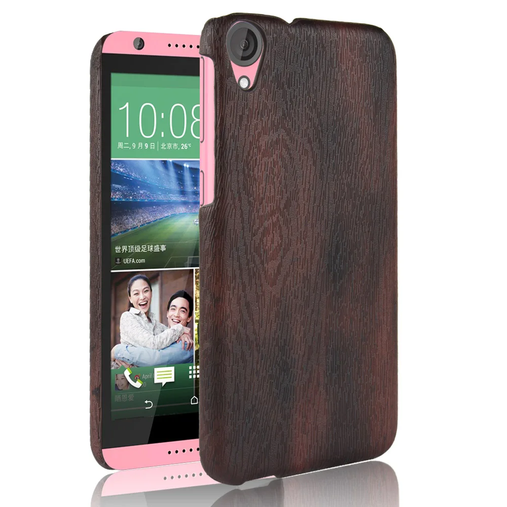 New Arrival Wooden Grain Case For HTC Desire 820 Mobile Phone Back Cover Capa PU Leather Cases Coque Fundas |