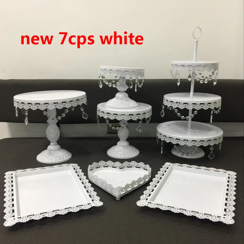 Белый свадебный торт стенд набор 6-12 шт. кекс стенд посуда форма для выпечки приспособления для выпечки тортов жаропрочная посуда набор вечерние посуда