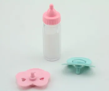 

Reborn Baby Dolls Feeding Bottle Magic Disappearing Milk Dummy Pacifiers Set Bundle Kids Children Play Toys Accessories