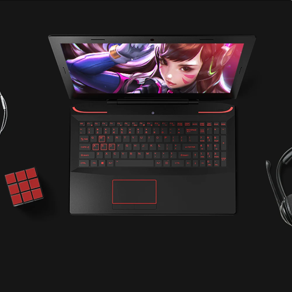 15 6 дюймовый игровой ноутбук NVIDIA GTX1060 Intel I7 7700HQ DDR5 6G видеокарта 19020x1080P Клавиатура с
