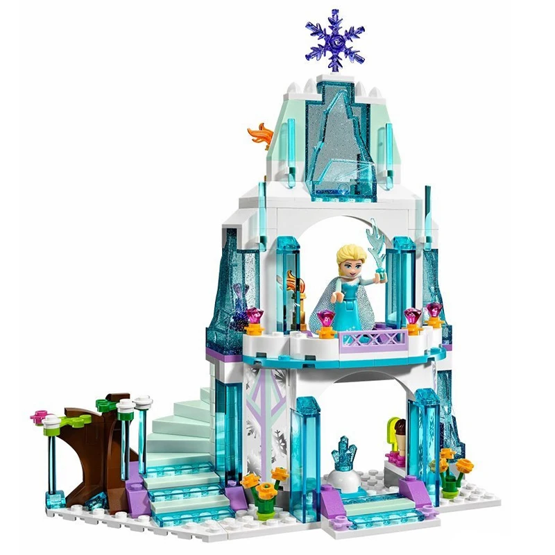 316pcs Legoings Dream Princess Elsa's Ice Castle Princess Elsa Anna Olaf Building Blocks Kit Toys Gifts 41062 316pcs Legoings Dream Princess Elsa's Ice Castle Princess Elsa Anna Olaf Building Blocks Kit Toys Gifts 41062