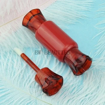 

200Pcs/Lot Empty Gloss Tubes With Brush Plastic Cute Candy Shape Lip Gloss Tubes Cosmetic Sample Containers