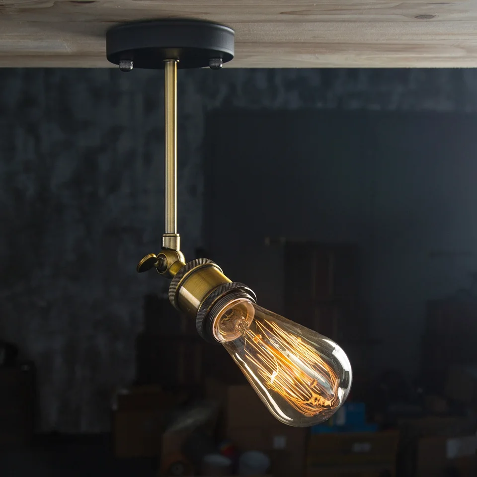 YUENSLIGHTING E27 ретро винтажная железная настенная лампа 40 Вт антикварная освещение