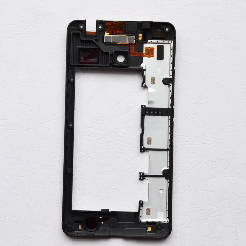 ZUCZUG оригинальный пластик Средний рамки для Nokia Lumia 640XL Корпус Шасси Backplate