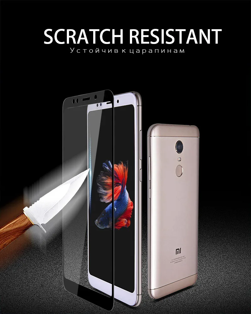 3D Protective Glass For Xiaomi Redmi Note 5 5 Pro 4X 5A 5 Plus Glass For Xiaomi Mi A1 8 SE A2 6X Max 2 Mix 2S Screen Protector
